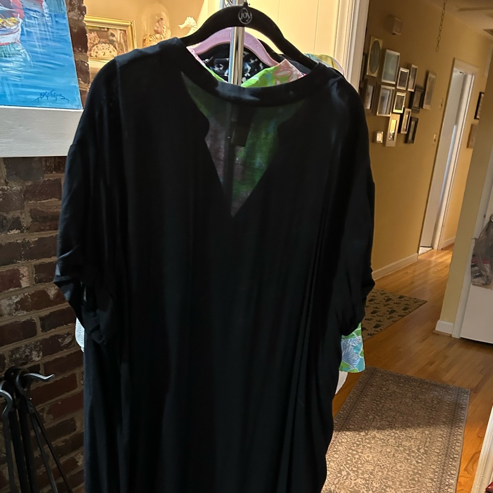 Black H&M collared dress